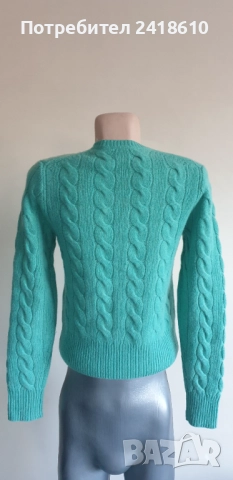 POLO Ralph Lauren Cable Wool / Cashmere Knit Womens Size S НОВО! ОРИГИНАЛ! Дамска Жилетка, снимка 10 - Жилетки - 52414916