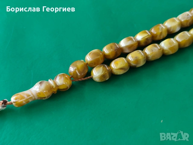 Броеница пластмаса, снимка 3 - Антикварни и старинни предмети - 53348762