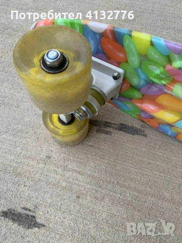 Скейтборд  със силиконови колелца , снимка 4 - Скутери и тротинетки - 53509269