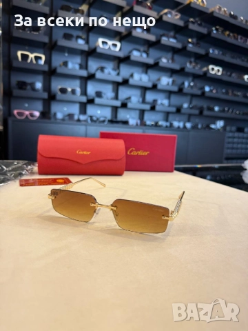 Cartier Слънчеви Очила С UV400 Защита - Налични Различни Цветове Код SK287 , снимка 8 - Слънчеви и диоптрични очила - 52598429