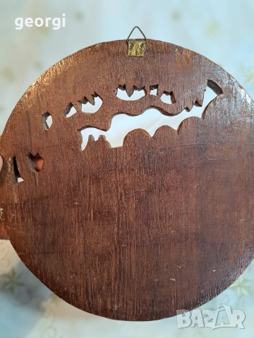 дървено пано за стена дърворезба 34/2, снимка 6 - Пана - 53763209