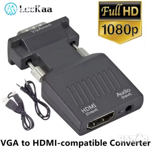 Преходник VGA към HDMI