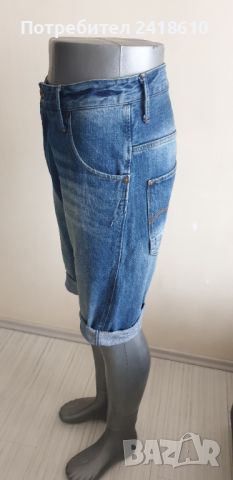 G - Star Arc Loose Short Jeans Mens Size 32 ОРИГИНАЛ! Мъжки Къси Дънкови Панталони!, снимка 5 - Къси панталони - 46448005