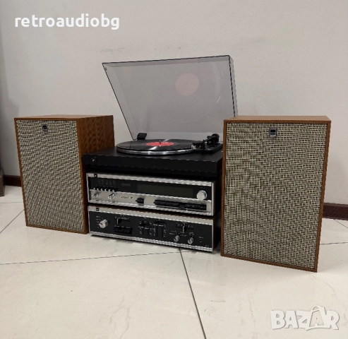 🔊Винтидж аудио сет DUAL усилвател + тунер + грамофон + тонколони Sharp🔊