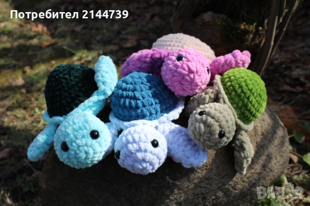 Плетени костенурки, снимка 1 - Плюшени играчки - 45512598