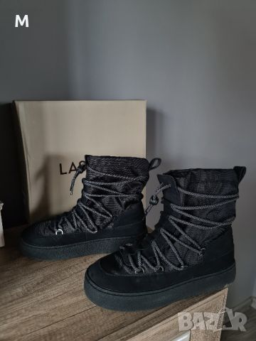 Черни апрески / боти LASOCKI , снимка 1 - Спортни обувки - 46455933
