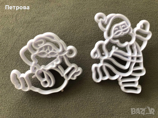 Коледни резци за щамповане - 2 модела, снимка 6 - Форми - 27417648