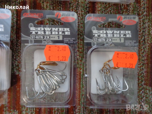 Воблери,блесни,силикони,джиг глави,морски тройки(2 хикса) и др., снимка 9 - Такъми - 52502795