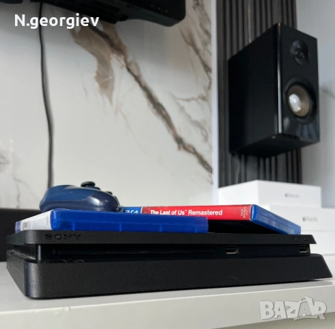 PS4 Slim + джойстик + 2 игри, снимка 3 - PlayStation конзоли - 53975907