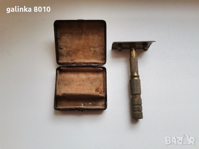 Много стара бронзова самобръсначка, снимка 2 - Антикварни и старинни предмети - 52676733