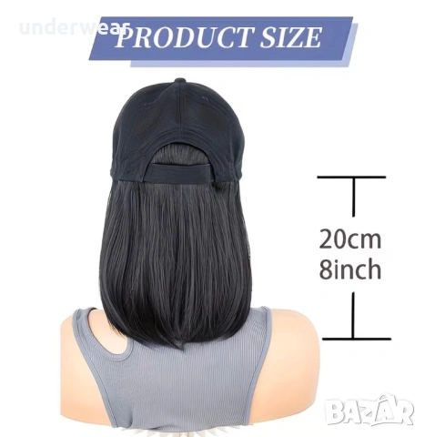 Перука шапка, снимка 2 - Аксесоари за коса - 53723686