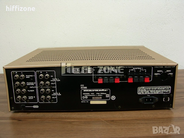 Усилвател    Marantz pm-750dc /1 , снимка 6 - Ресийвъри, усилватели, смесителни пултове - 53681335