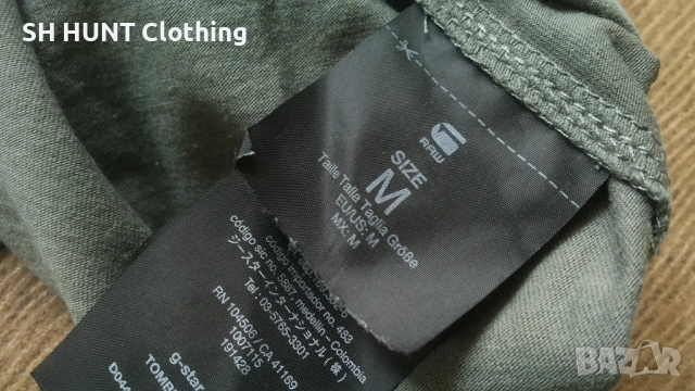G-STAR RAW TOMBER T-Shirt Размер M тениска става за работна 59-67, снимка 10 - Тениски - 53138364