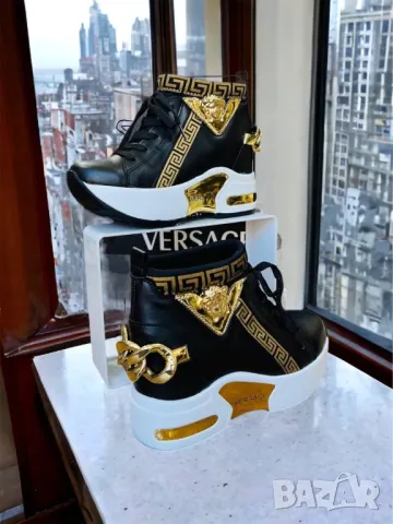 дамски маратонки на платформа versace , снимка 3 - Маратонки - 46881149