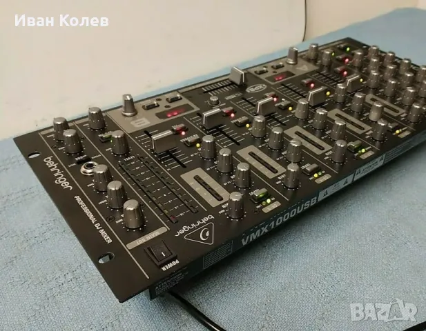 Behringer VMX 1000USB пулт, миксер.Dj mixer, снимка 1 - Ресийвъри, усилватели, смесителни пултове - 48610618