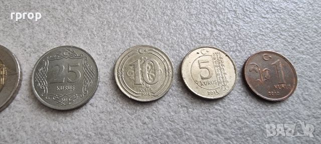 Монети . Турция. Турски лири. 6 бр., снимка 3 - Нумизматика и бонистика - 38237566