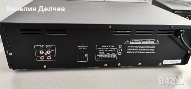 Касетен дек Onkyo TA-6211, снимка 6 - Декове - 47039939