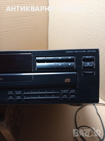 Стар CD Player SONI CDP-C365., снимка 4 - Антикварни и старинни предмети - 51762039