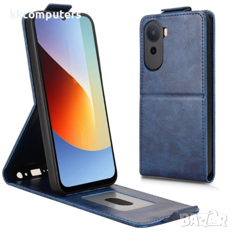 Вертикален Кожен Калъф за Xiaomi Redmi A7 Pro 4G - Флип, Магнитен, Стойка, Слот за карта, 4 цвята, снимка 2 - Калъфи, кейсове - 54293088