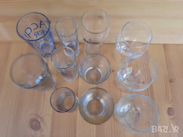 Чаши за уиски, бира, узо, ракия - 11бр., снимка 14 - Чаши - 47805662