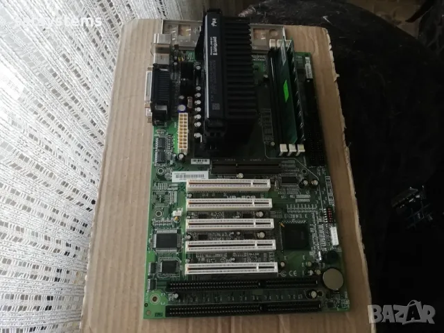 Дънна платка Intel FIC VB-609 Slot 1 CPU+RAM, снимка 4 - Дънни платки - 47248643