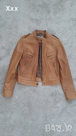 Ест. кожа актуално яке , снимка 2 - Якета - 54149778