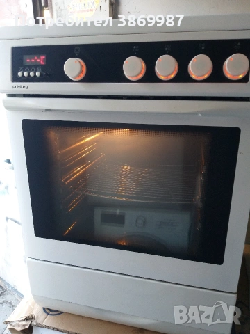 печка със керамични котлони и вентилатор Privileg , снимка 4 - Печки, фурни - 53748339