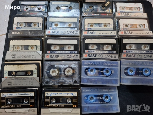 Хромни Аудио касети BASF Sony TDK, снимка 3 - Аудио касети - 52185267
