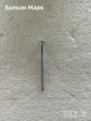 🔩 Винт, винтове за дюшеме, ламперия – 3.2 x 35мм, TORX, поцинкован – 500 бр./опаковка, снимка 4 - Железария - 50203207