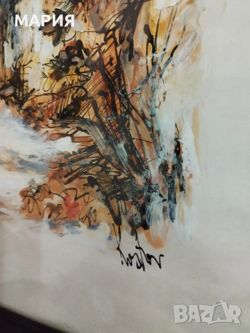 Оригинална картина от Крум Костов, снимка 2 - Антикварни и старинни предмети - 54210948
