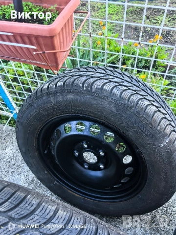 4 зимни гуми с джанти 15, снимка 6 - Гуми и джанти - 52261142