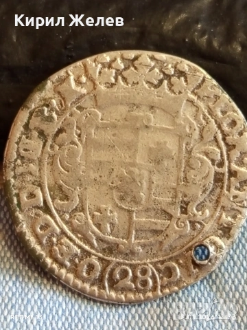 Сребърна монета 28 стювера Антон Гюнтер Олденбург 52958, снимка 4 - Нумизматика и бонистика - 53084575