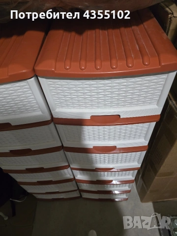 Шкаф пласмасов с 6 чекмеджета