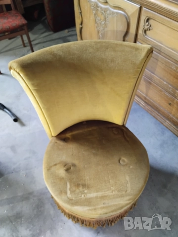 Ретро малко канапе Арт-деко, снимка 3 - Антикварни и старинни предмети - 52514987