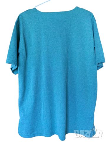 Дамска тениска Lucky, 66% полиестер, 30% памук, Синя, 70х56, XL, снимка 2 - Тениски - 45484961