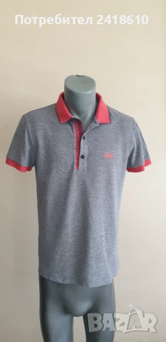 Hugo Boss Paule 4 Pique Pima Cotton Slim Fit Mens Size M ОРИГИНАЛНА Тениска!, снимка 8 - Тениски - 51416314