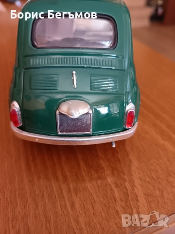 Количка Фиат 1/16 SOLIDO - FIAT - 500, снимка 7 - Колекции - 52562677