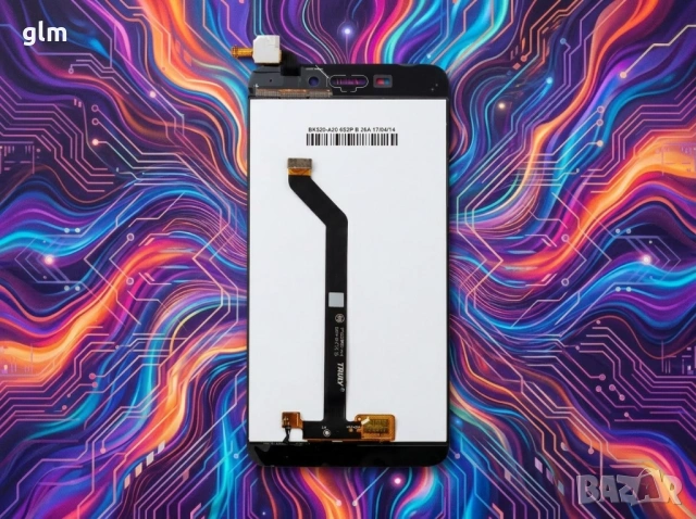 Оригинален LCD Дисплей за Huawei Enjoy 6S / Honor 6C + Тъчскрийн бял, снимка 3 - Резервни части за телефони - 54127591