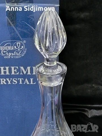 Кристална гарафа, снимка 3 - Сервизи - 53328311