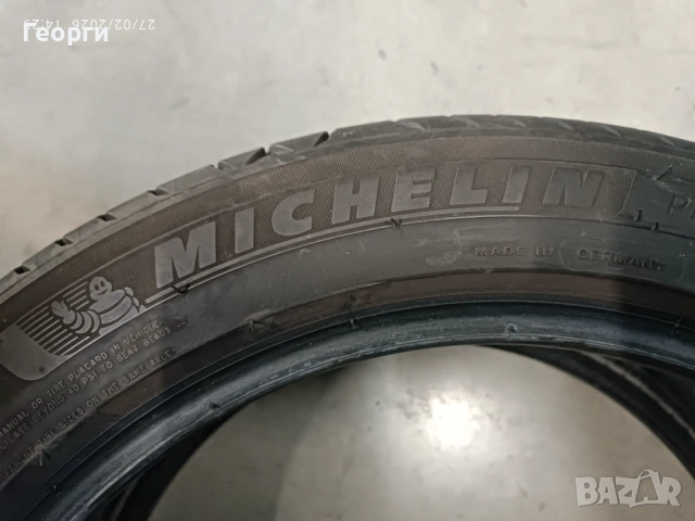4бр.летни гуми 225/45/17 Michelin, снимка 4 - Гуми и джанти - 53666075