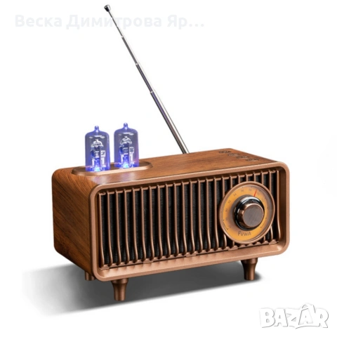 Bluetooth радио колонка AS19 - ретро стил и дизайн, снимка 6 - Bluetooth тонколони - 53717440