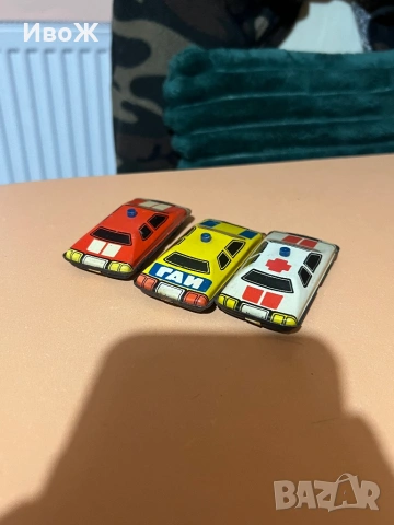 Лот стари ламаринени колички, снимка 2 - Колекции - 53685961