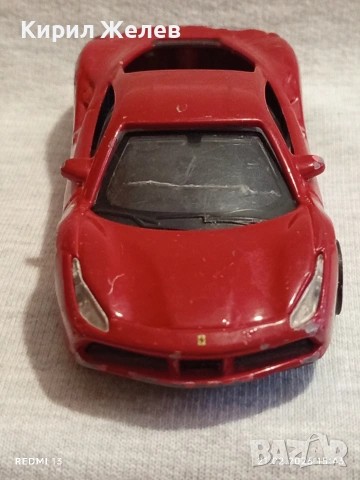Метална количка Ferrari много красива за КОЛЕКЦИЯ ДЕКОРАЦИЯ 48746, снимка 2 - Колекции - 53573232
