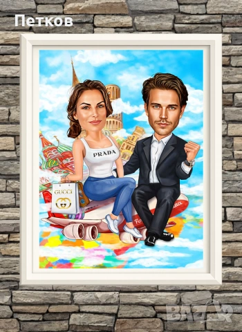 Дигитална карикатура-шарж по снимка за рожден ден, юбилей, имен ден или друг повод, снимка 8 - Картини - 52379727