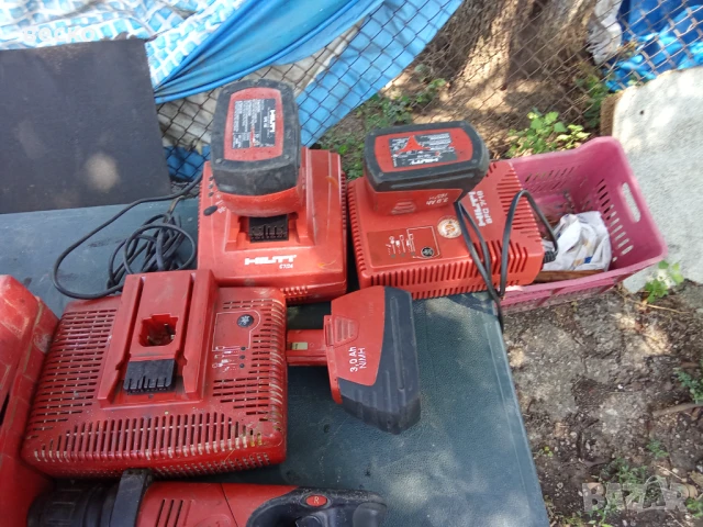 2 перфоратора Hilti комплект с батерий, снимка 3 - Перфоратори - 51073624