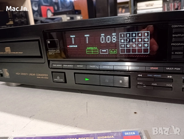 ВЪРХОВ Модел CD ПЛЕЙЪР SONY CDP-990 , снимка 5 - Аудиосистеми - 54083866