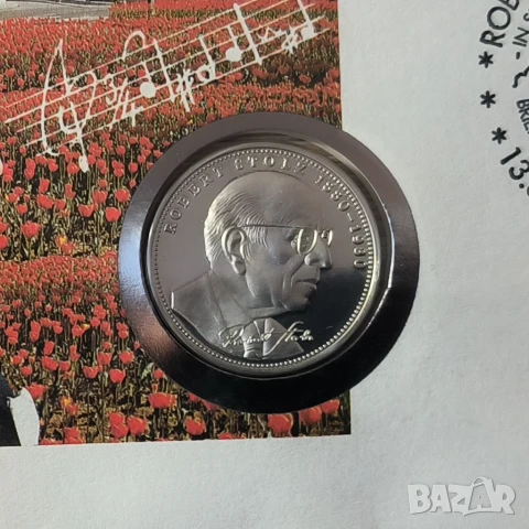 Австрия Роберт Щолц нумисбриф 1980 - 1991 г., снимка 3 - Нумизматика и бонистика - 51259038