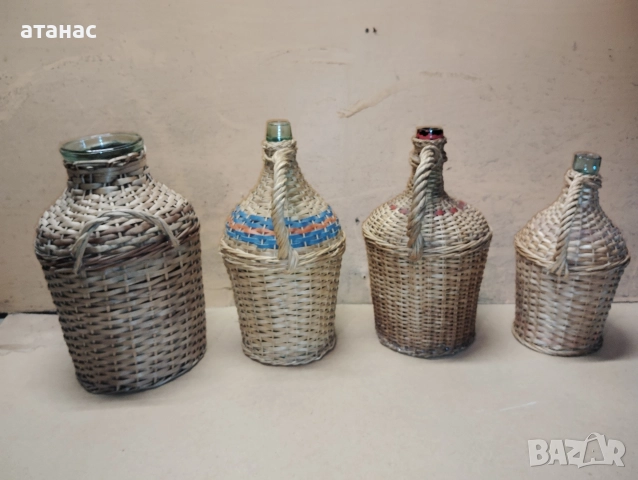 Стари стъклени дамаджани и буркани , снимка 4 - Антикварни и старинни предмети - 52586801