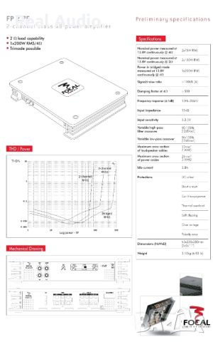 Усилвател Focal , снимка 7 - Аксесоари и консумативи - 46762421
