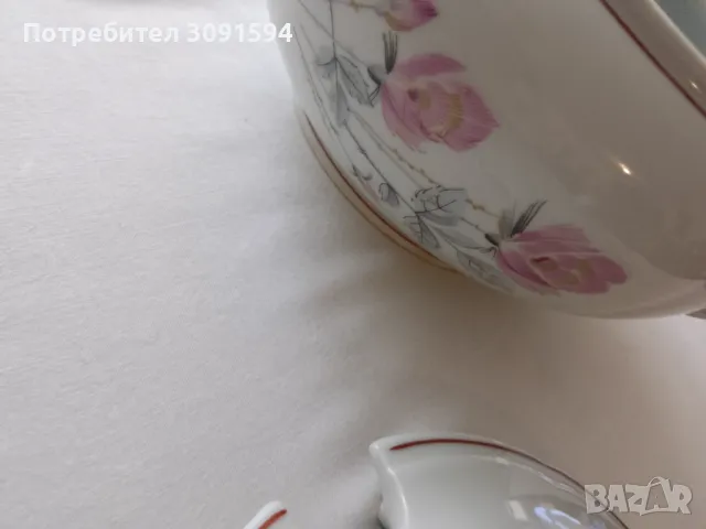 Супник ретро винтидж български порцелан Изида, снимка 8 - Други ценни предмети - 49708445